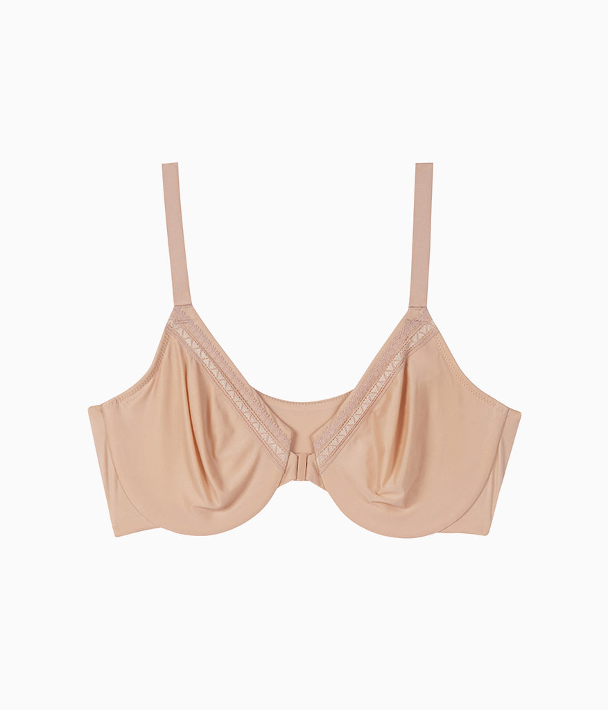 Perfect Primer Front Close Underwire Bra - Sand | Wacoal Top Pick