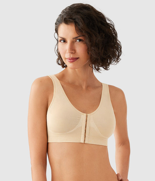 B-Smooth® Front Close Bralette - Sand | Wacoal Customer Favorite