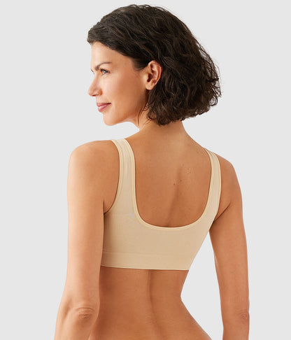 B-Smooth® Front Close Bralette - Sand | Wacoal Customer Favorite
