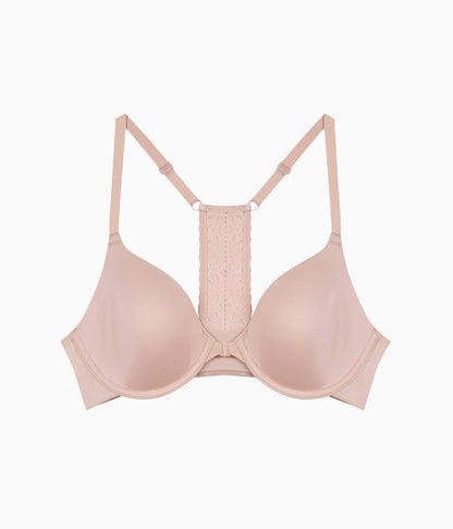 Future Foundation Front Close Racerback Bra - Rose Smoke | Wacoal Latest