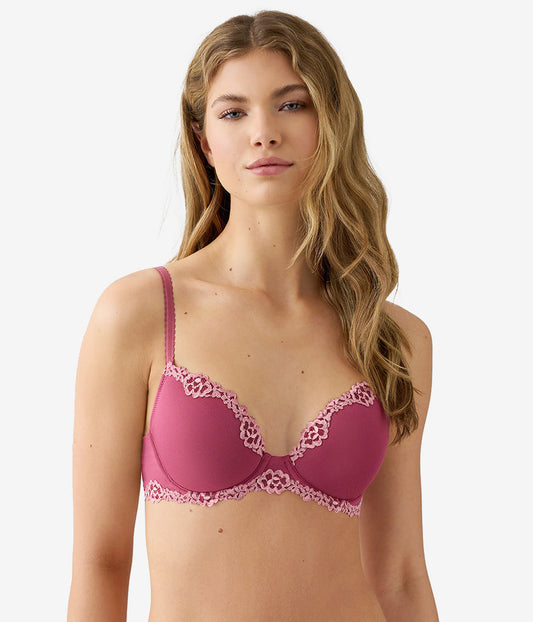 Future Foundation with Lace T-Shirt Bra - Dry Rose | Wacoal Top Pick