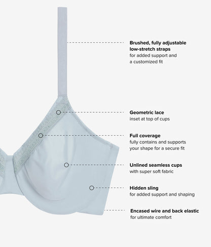 Perfect Primer Full Figure Underwire Bra - Belgian Block | Wacoal Latest