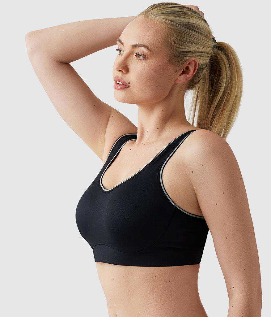 Sydney Sport Underwire Bra - Black | Wacoal Smart Buy