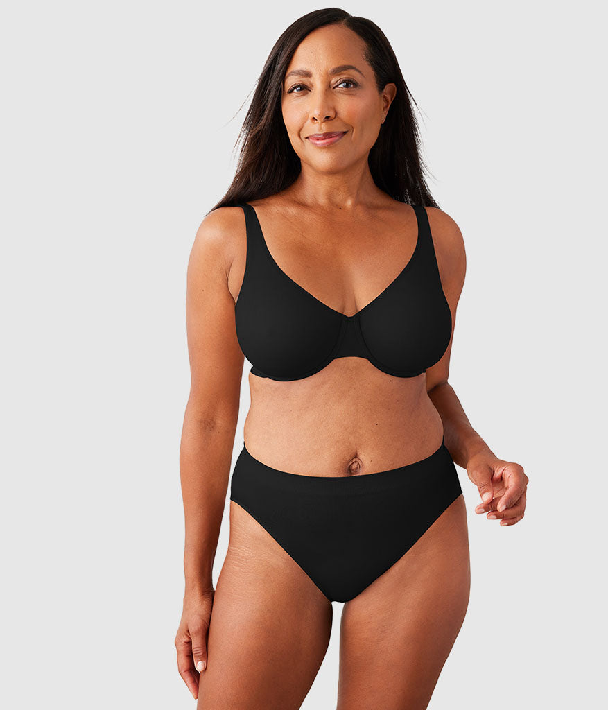 Comfortable Cool Underwire Bra - Black | Wacoal Great Value