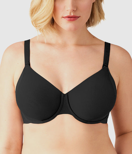 Shape Revelation® Uneven Underwire Bra - Black | Wacoal Latest