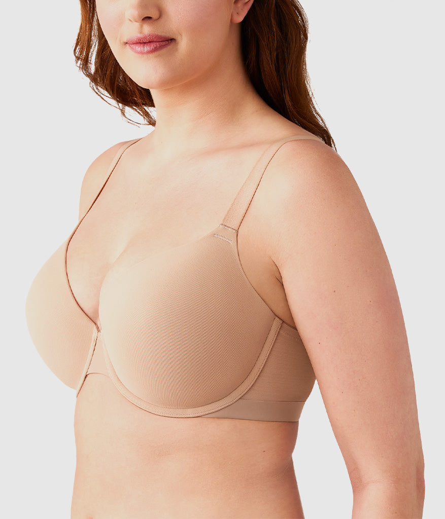 Shape Revelation® Shallow Top Underwire T-Shirt Bra - Praline | Wacoal Quality