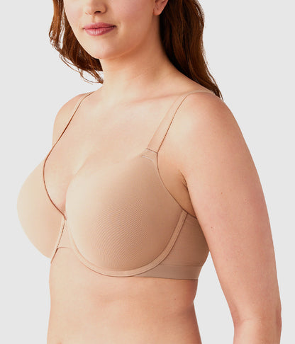 Shape Revelation® Shallow Top Underwire T-Shirt Bra - Praline | Wacoal Quality