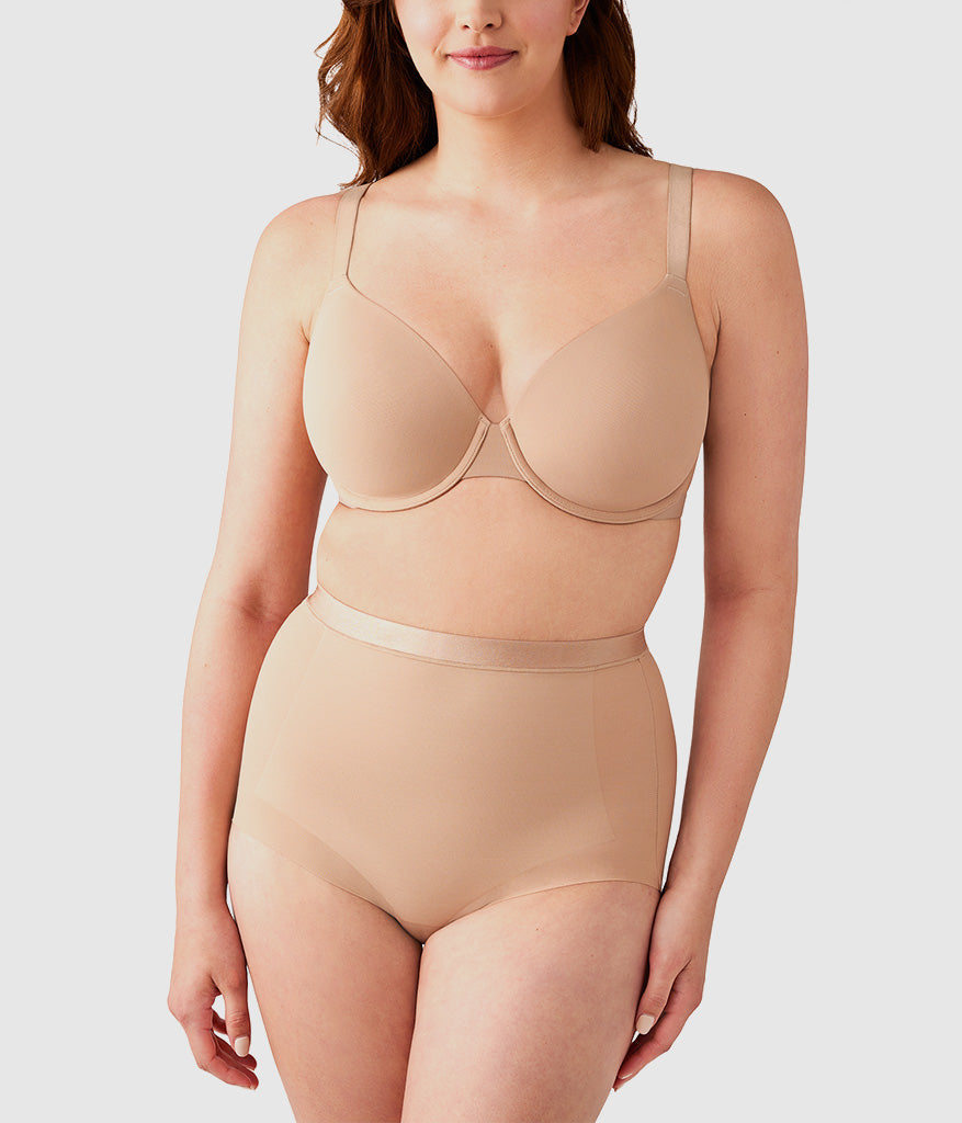 Shape Revelation® Shallow Top Underwire T-Shirt Bra - Praline | Wacoal Quality