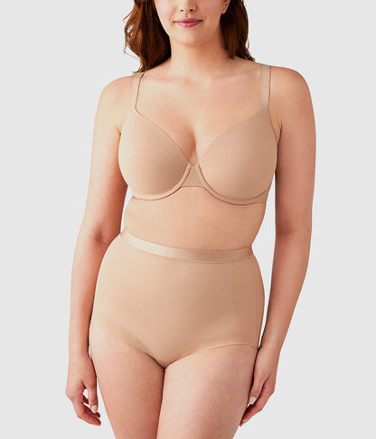 Shape Revelation® Shallow Top Underwire T-Shirt Bra - Praline | Wacoal Quality