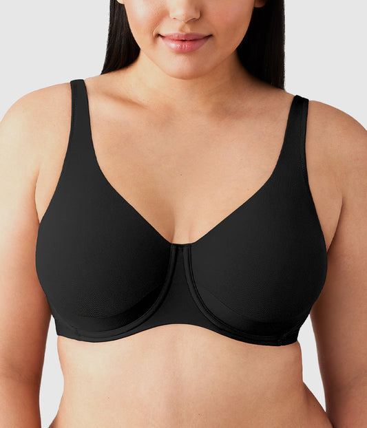 Shape Revelation® Pendulous Underwire Bra - Black | Wacoal Trusted
