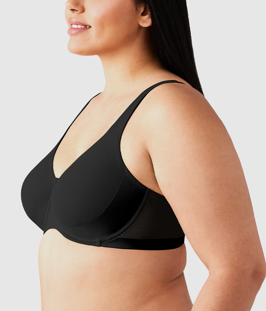 Shape Revelation® Pendulous Underwire Bra - Black | Wacoal Trusted