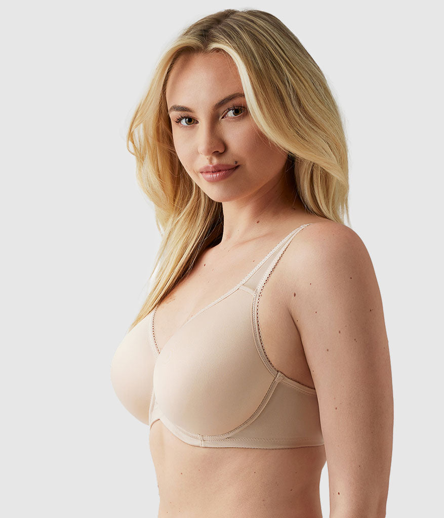 Basic Beauty Spacer Underwire T-Shirt Bra - Sand | Wacoal Customer Favorite