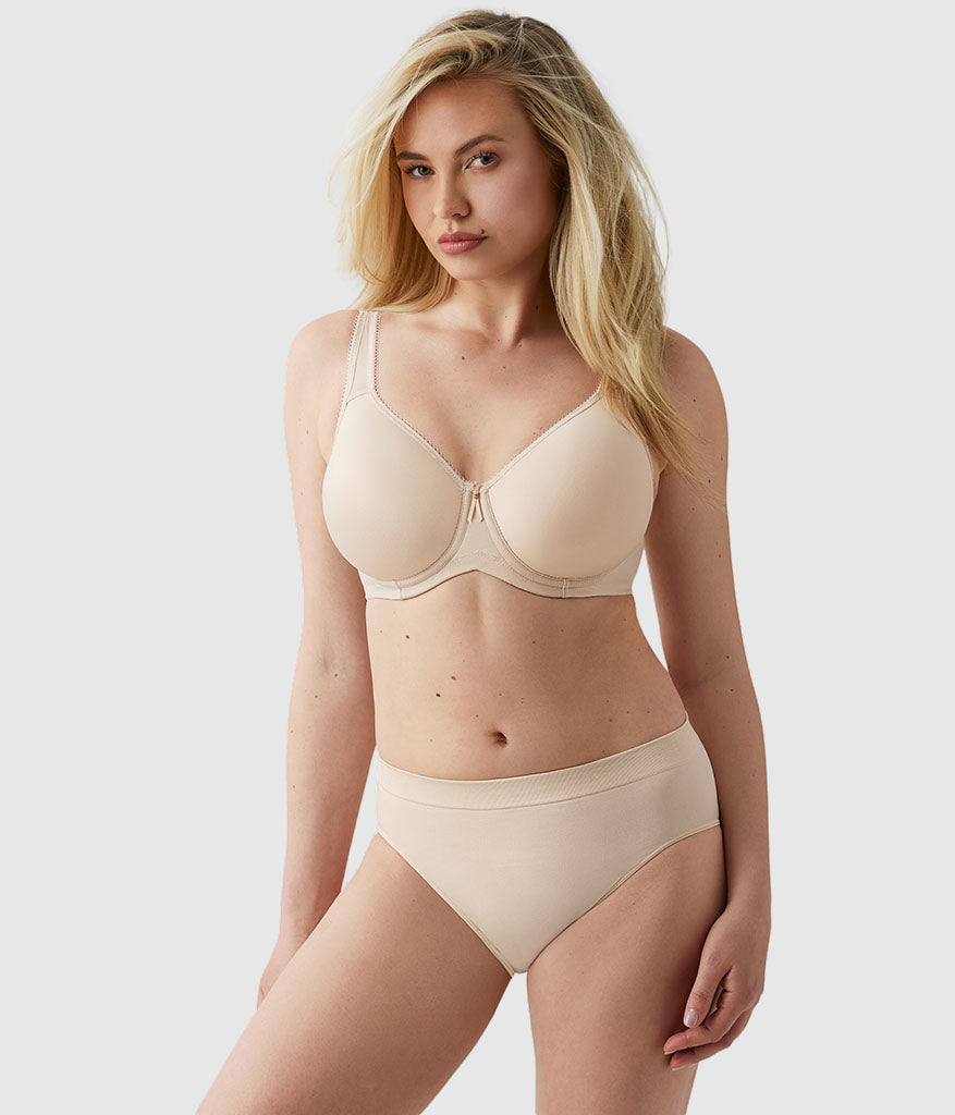 Basic Beauty Spacer Underwire T-Shirt Bra - Sand | Wacoal Customer Favorite
