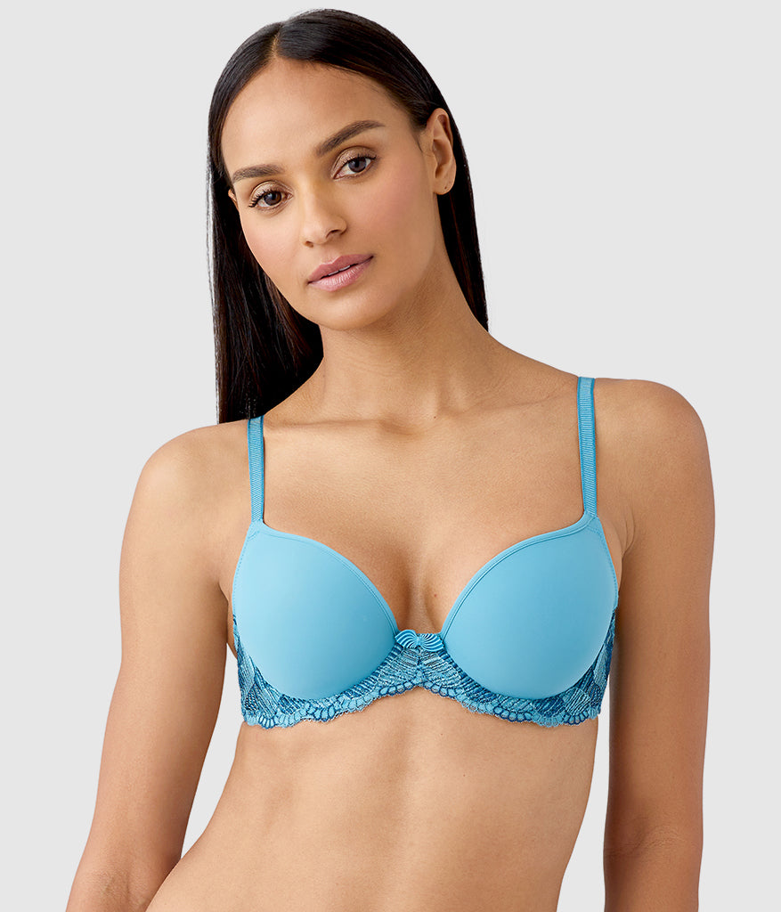 La Femme Underwire T-Shirt Bra - Adriatic Blue | Wacoal Smart Buy