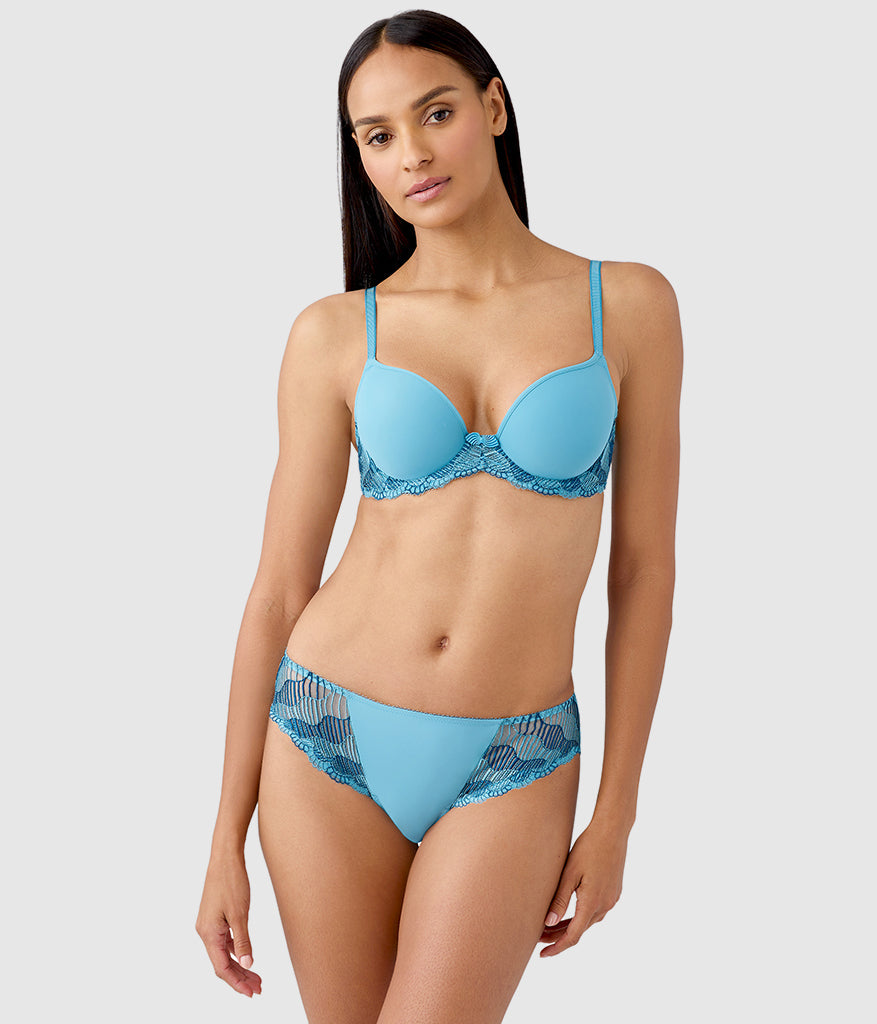 La Femme Underwire T-Shirt Bra - Adriatic Blue | Wacoal Smart Buy