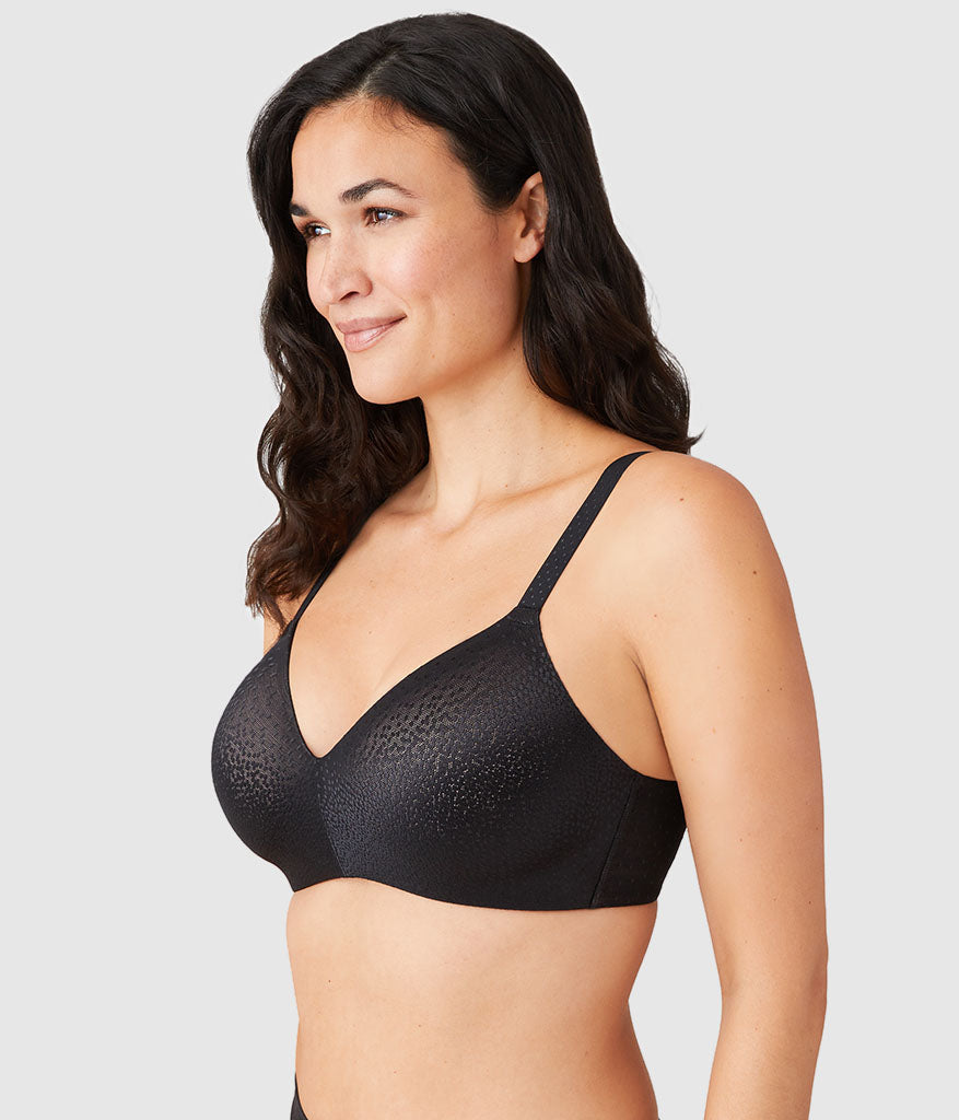 Back Appeal® Wire Free T-Shirt Bra - Black | Wacoal Value
