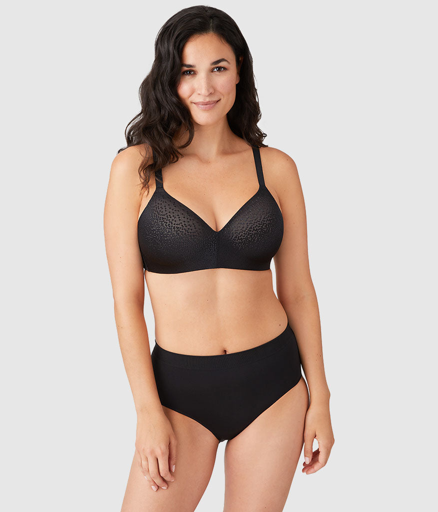 Back Appeal® Wire Free T-Shirt Bra - Black | Wacoal Value