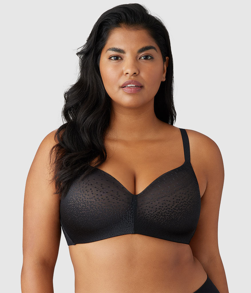 Back Appeal® Wire Free T-Shirt Bra - Black | Wacoal Value