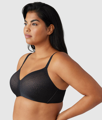 Back Appeal® Wire Free T-Shirt Bra - Black | Wacoal Value