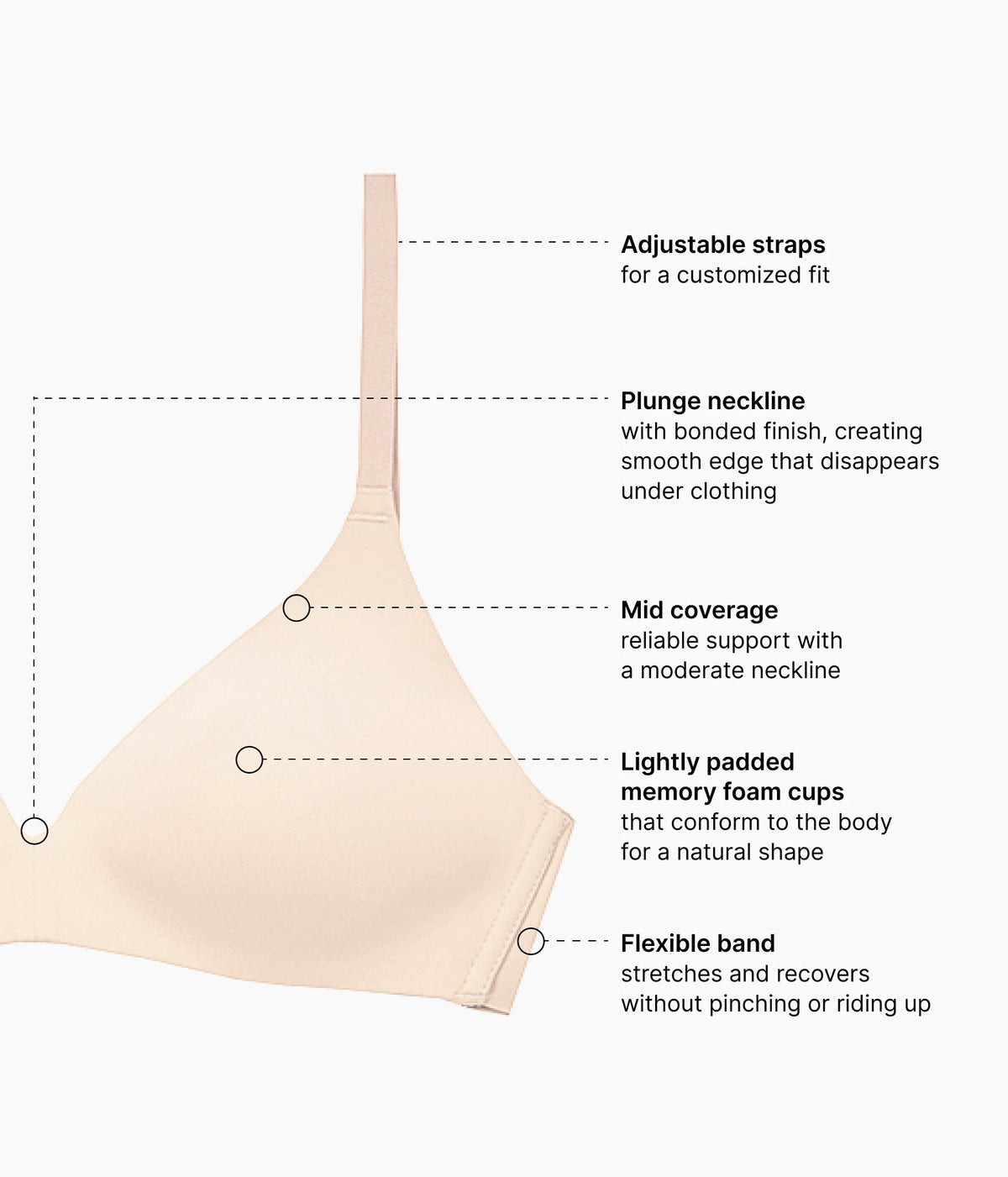 Comfort First Wire Free T-Shirt Bra - Sand | Wacoal Great Value