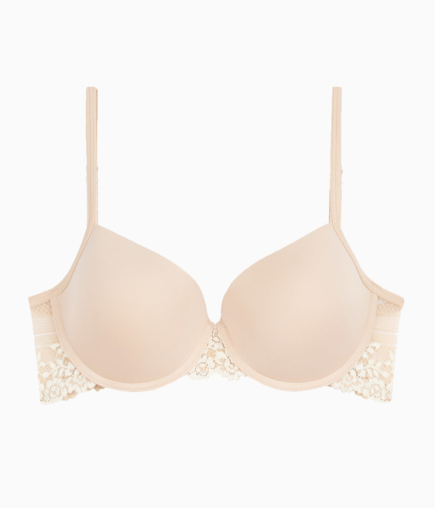 Embrace Lace® Petite Push Up Underwire Bra - Sand | Wacoal Latest