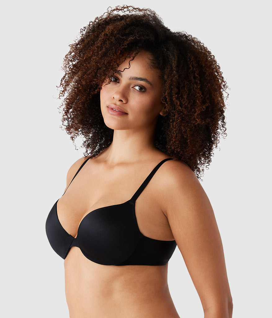 Inner Sheen T-Shirt Bra - Black | Wacoal Trusted