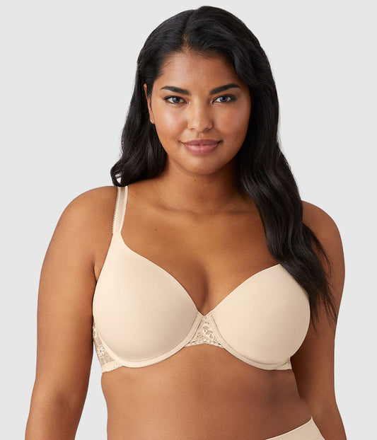 French Garden Seamless Underwire T-Shirt Bra - Sand | Wacoal Customer Favorite
