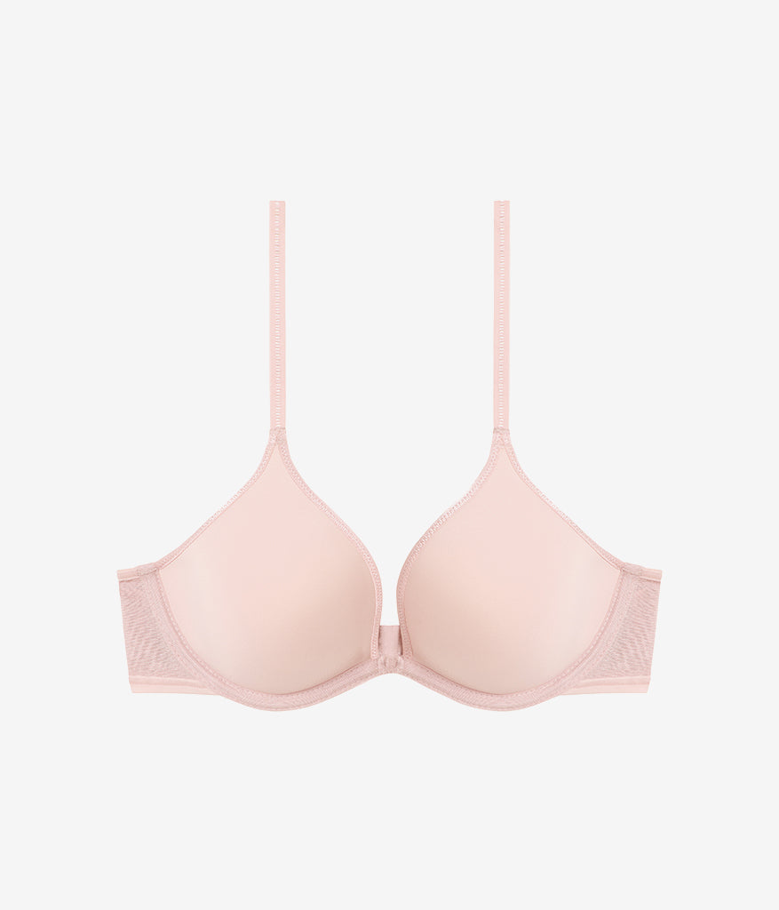 Full Transparency Plunge T-Shirt Bra - Rose Smoke | Wacoal Quality
