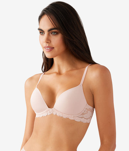 Feeling Famous Wire Free Push Up Bra - Rose Smoke/White | Wacoal Top Pick