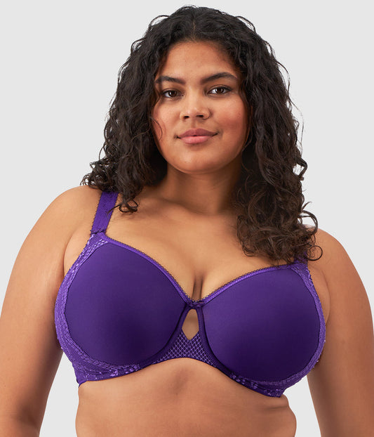 Charley Underwire Molded Spacer Bra - Iris | Wacoal Great Value