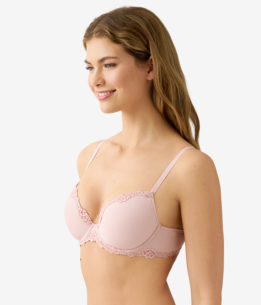 Future Foundation with Lace T-Shirt Bra - Rose Smoke | Wacoal Latest