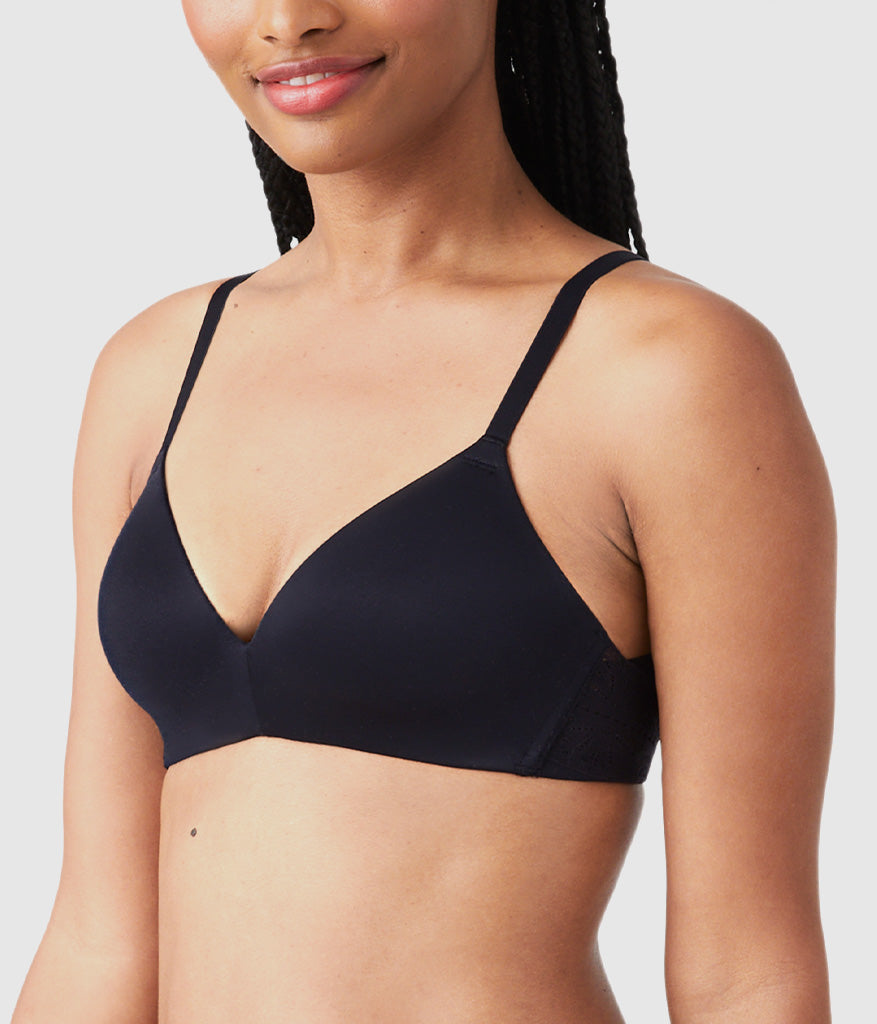 Future Foundation Wire Free T-Shirt Bra with Lace - Night | Wacoal Quality
