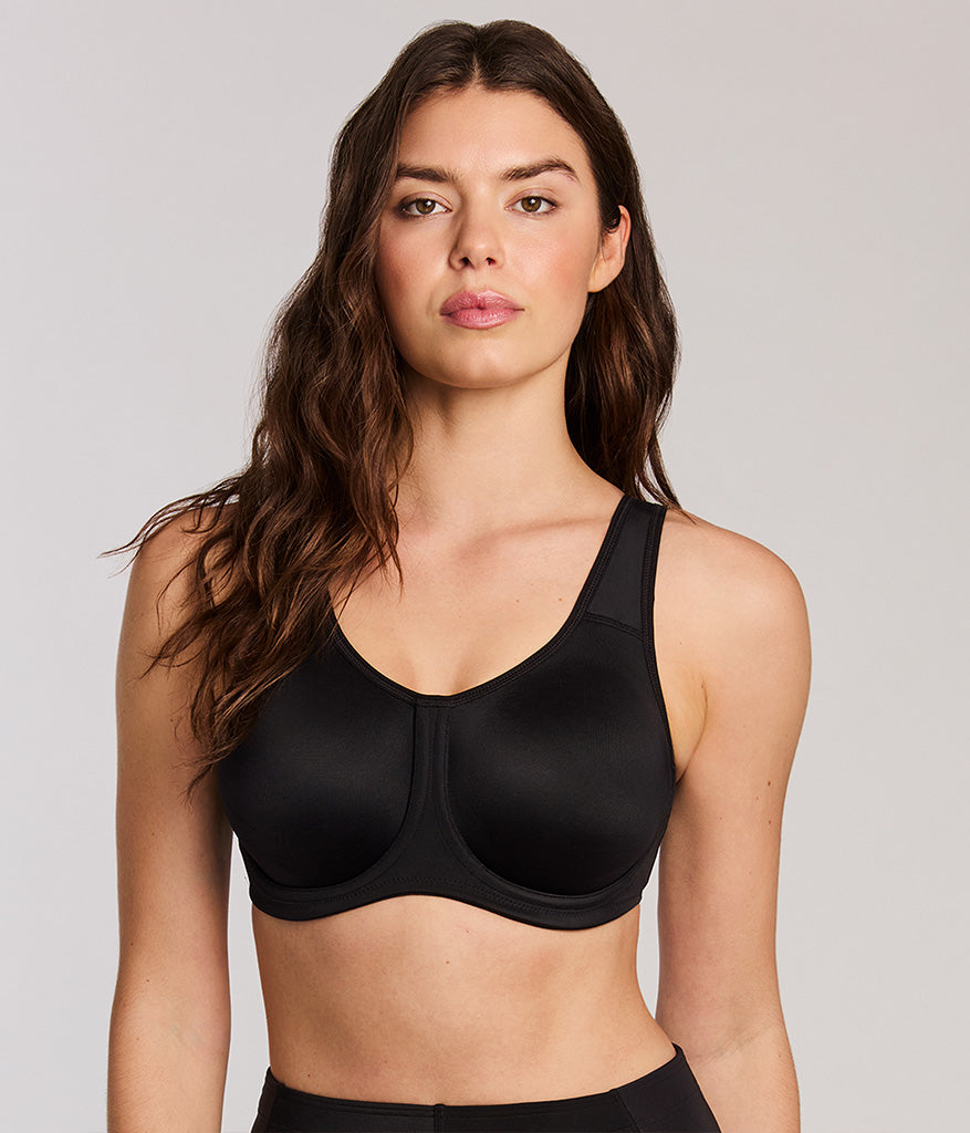 Simone Sport Underwire Bra - Black | Wacoal Value