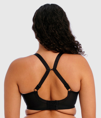 Energise Full Figure Underwire Sport Bra - Black | Wacoal Latest