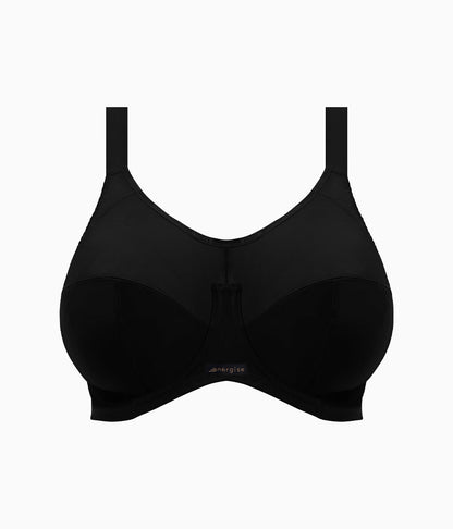 Energise Full Figure Underwire Sport Bra - Black | Wacoal Latest