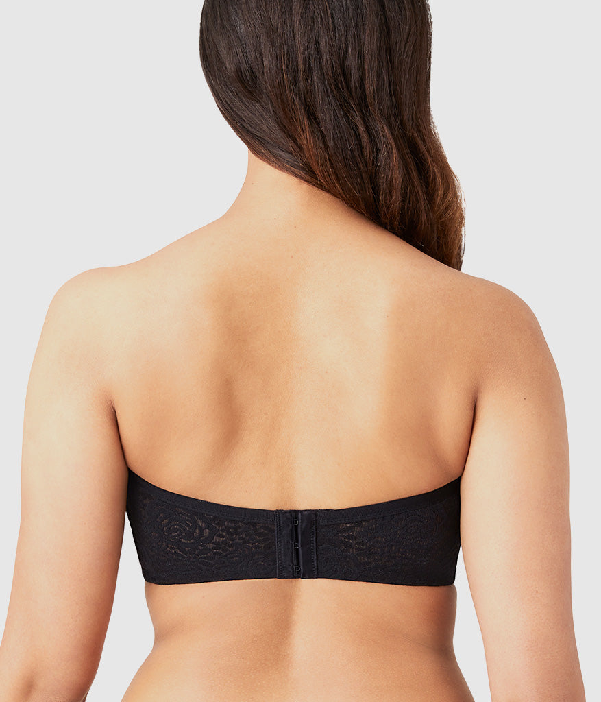 Halo Lace Strapless Underwire Bra - Black | Wacoal Great Value