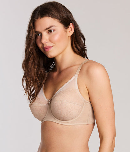Retro Chic Full Figure Underwire Bra - Toast | Wacoal Customer Favorite