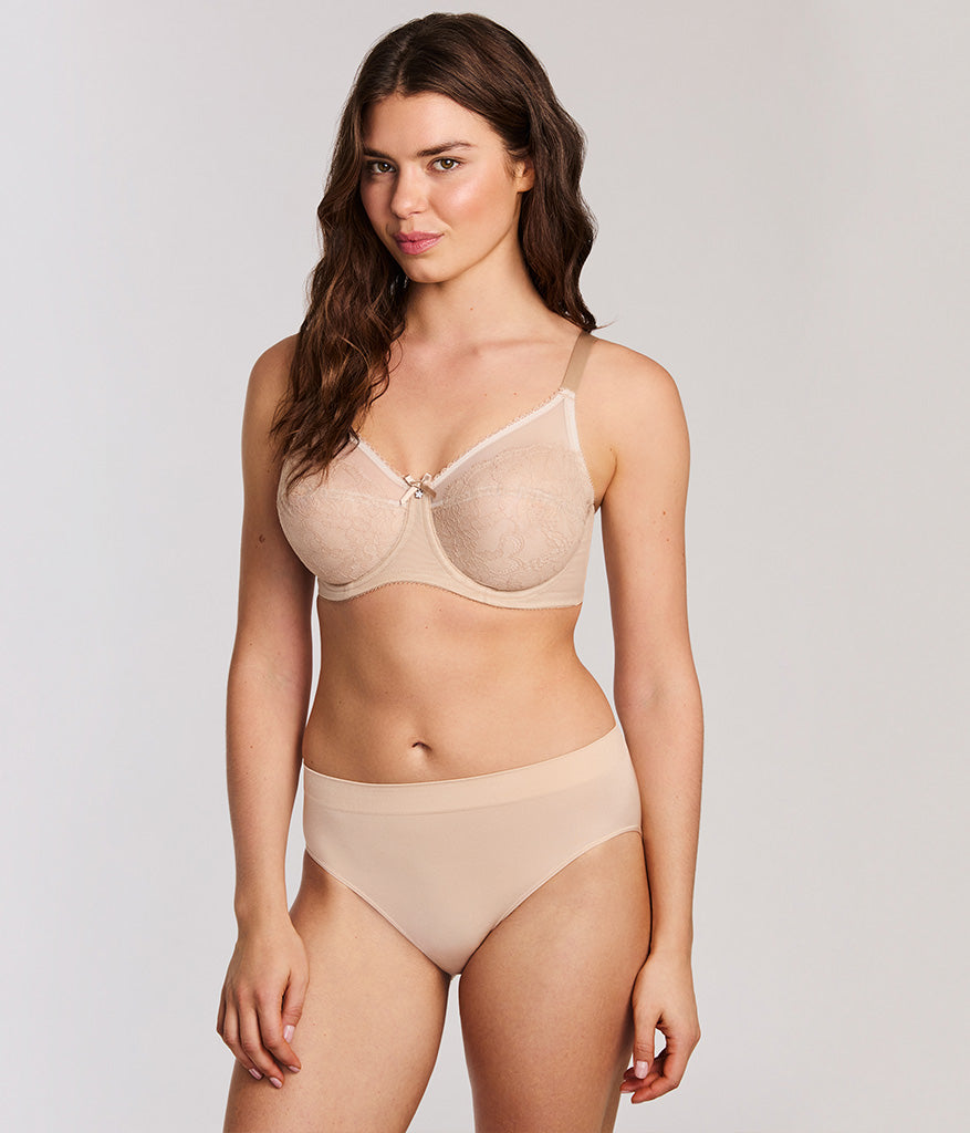 Retro Chic Full Figure Underwire Bra - Toast | Wacoal Customer Favorite