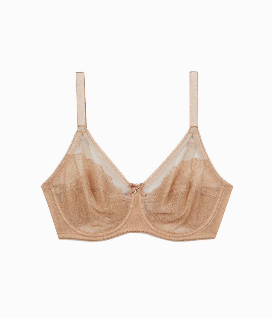 Retro Chic Full Figure Underwire Bra - Toast | Wacoal Customer Favorite