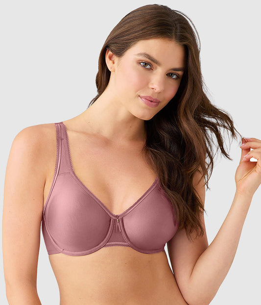 Basic Beauty Full Figure Seamless Underwire Bra - Rose Brown | Wacoal Top Pick