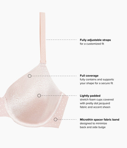 Back Appeal® T-Shirt Bra - Rose Dust | Wacoal Value
