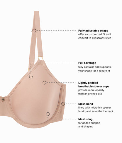 Simply Done T-Shirt Bra - Roebuck | Wacoal Quality