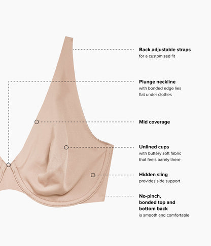 Better Than Braless™ Underwire Bra - Roebuck | Wacoal Top Pick