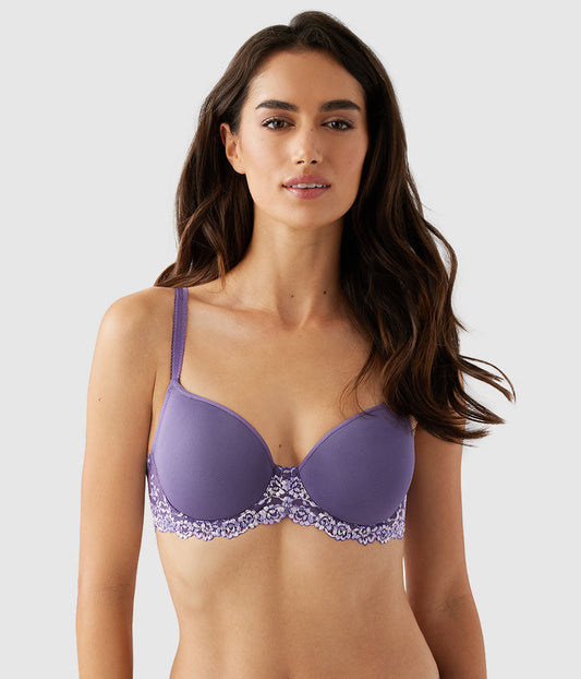 Embrace Lace® T-Shirt Bra - Grape Compote Multi | Wacoal Value