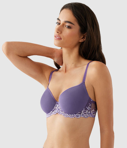 Embrace Lace® T-Shirt Bra - Grape Compote Multi | Wacoal Value