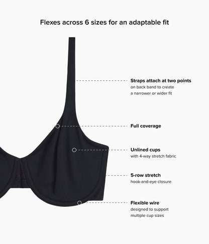Ever Flexing™ Underwire Bra - Black | Wacoal Customer Favorite