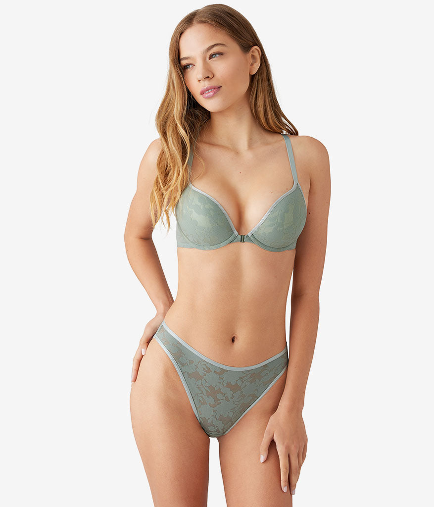 Shadow Scene Front Close Push Up Bra - Shadow | Wacoal Great Value