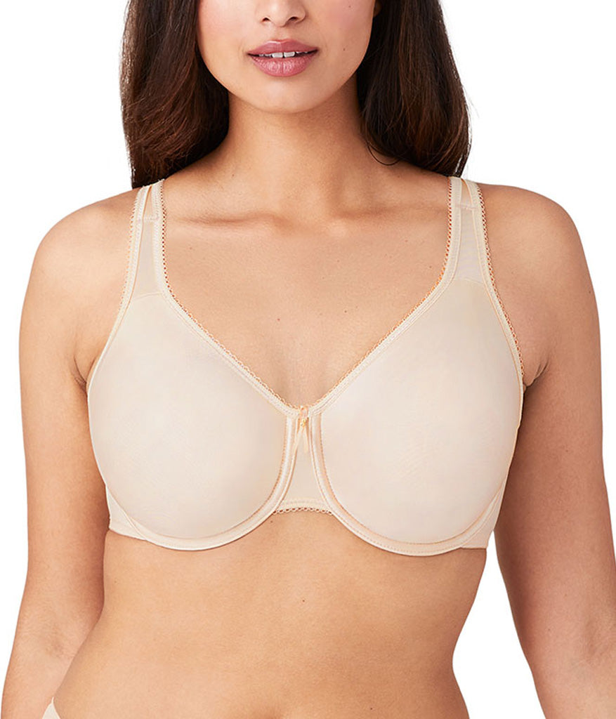 Basic Beauty Full Figure Seamless Underwire Bra - Sand | Wacoal Trusted