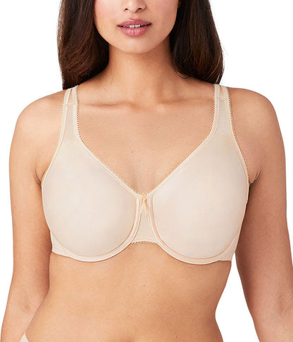 Basic Beauty Full Figure Seamless Underwire Bra - Sand | Wacoal Trusted