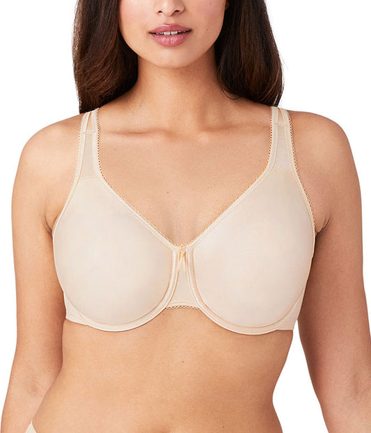 Basic Beauty Full Figure Seamless Underwire Bra - Sand | Wacoal Trusted